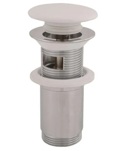 Výpust  k umývadlu 5/4 RAV Slezák biely kov MD0485