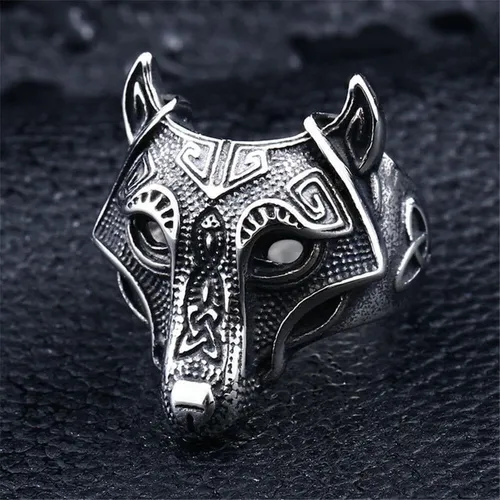 prsten Nordic Wolf Viking