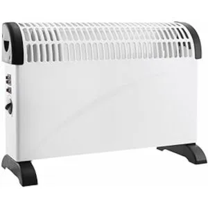 Konvektor radiator med blæser, tre trin, maks 2000 W