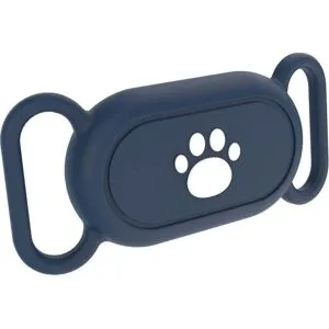 TABLETCOVERS.DK Samsung Galaxy SmartTag 2 Silikone Etui til Halsbånd - Pote - Blå