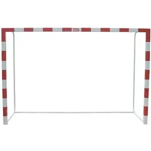 Jogo de Gol Futebol-Salga e Balonmano Metálicas trasladables 80x80mm com base de cano redondo