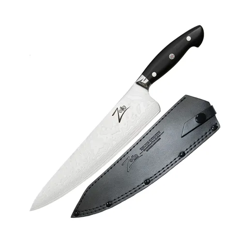 Zelite Infinity by Klarstein Executive-Plus Serie 10" Kochmesser 61 HRC Damaszenerstahl