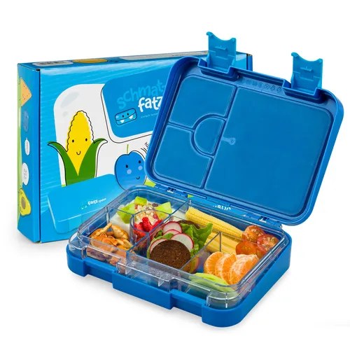 Klarstein schmatzfatz junior Lunchbox 6 Fächer 21,3 x 15 x 4,5 cm