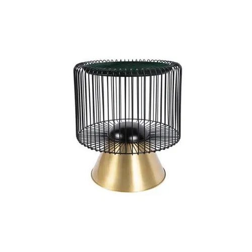 XXXL ODKLÁDACÍ STOLEK, zelená, černá, barvy zlata