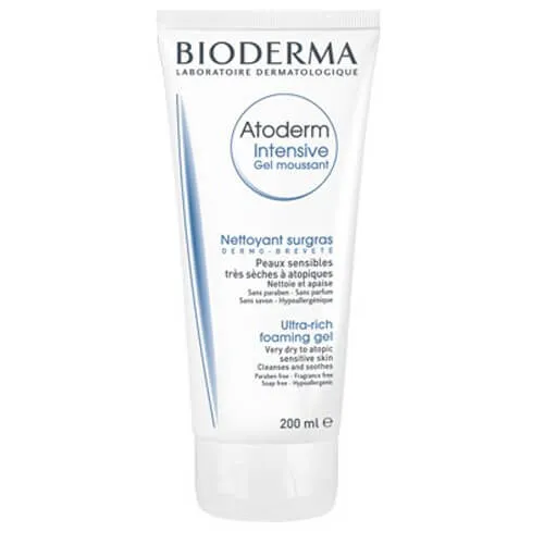 Bioderma Sprchový gél na každodennú upokojujúcu a čistiacu starostlivosť Atoderm (Intensive Gel Moussant Ultra Rich) 1000 ml