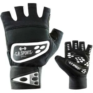 C.p. Sports Wrist Wrap Glove Black/white Xs