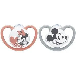 NUK Space Disney Minnie Chupetas Silicone 6-18M   x2