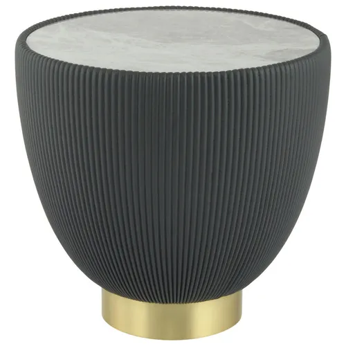 MID.YOU ODKLÁDACÍ STOLEK, tmavě šedá