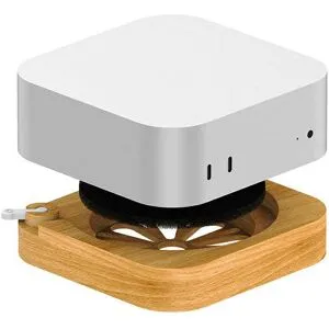 TABLETCOVERS.DK Mac Mini M4 / M4 Pro Træstander – Støvbeskyttelse, Køling & Elegant Design