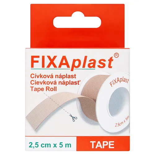 Fixaplast Cívková náplast 2,5cmx5m