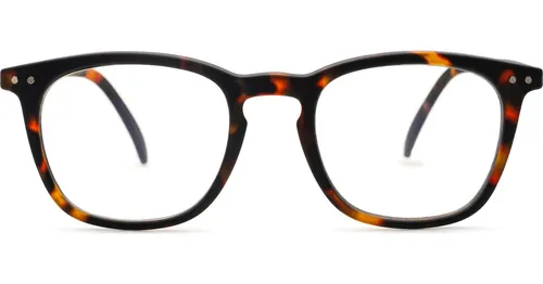 Izipizi Screen #E Tortoise - blaufilter Brillen [Computerbrillen], quadratisch, unisex, braun