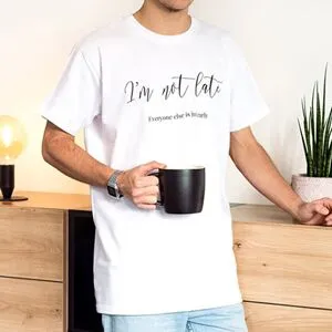 smartphoto T-Shirt Weiss Rückseite S zu Weihnachten