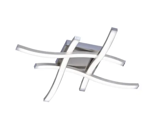 LED stropné osvetlenie Reality Route nikel R62474107