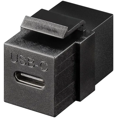 Goobay Keystone  USB-C, USB 3.2 Gen 2 (10 Gbit/s) Sort
