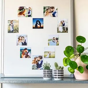 smartphoto Foto-Magnetsticker Querformat - 9 Stk.