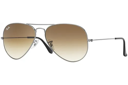 Ray-Ban Aviator Gradient RB3025 004/51, Stříbrné, Materiál 0, Unisex sluneční brýle