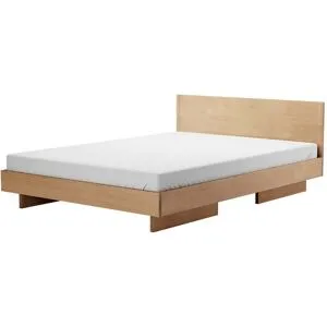 OUT Objekte unserer Tage - Zians Bett Large mit Kopfteil 180 x 200 cm, Eiche gewachst