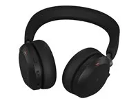 Jabra Evolve2 75 Trådløs Kabling Headset Sort