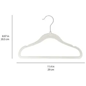 3 Sprouts Kleshenger 15 stk, Velur, Cream