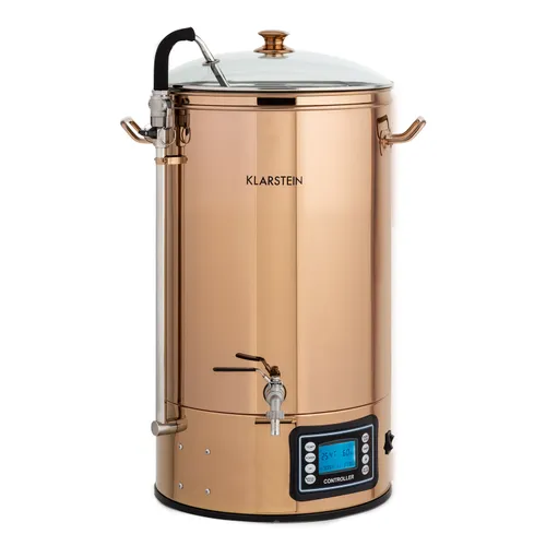 Klarstein Mundschenk Maischekessel, Bierbrauanlage, 2500 W, 30 l, 9 Programme