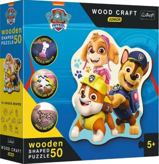 Wood Craft Junior puzzle Tlapková patrola