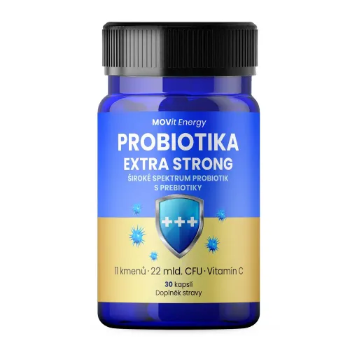 MOVit Energy probiotika extra strong 30 kapslí