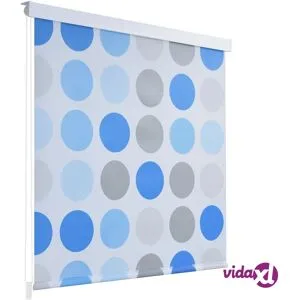 vidaXL Suihkun rullaverho 80x240 cm ympyrä