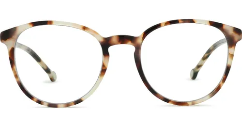 Lentiamo Sandro Ivory Havana - skærmbriller [blue light briller], rundt, unisex, brun