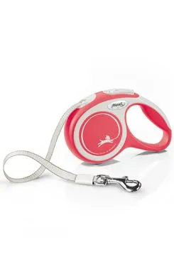 Vodítko Flexi Comfort XS pásek 3m/12kg červená new