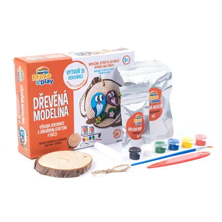 MODELO Drevená modelovacia hmota - vtáčiky