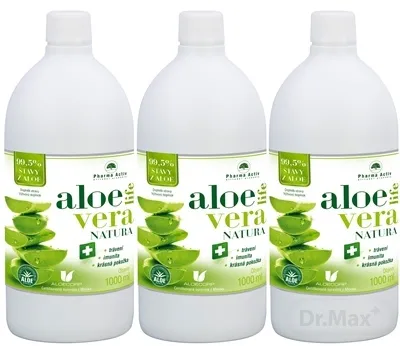 Pharma Activ Aloeveralife NATURA Šťava Z Aloe 99,5% 1000 Ml 2+1
