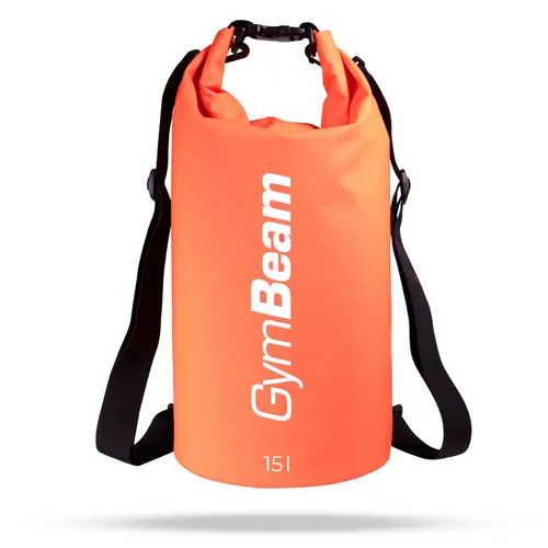GymBeam Voděodolný batoh Dry Bag Orange 15 l