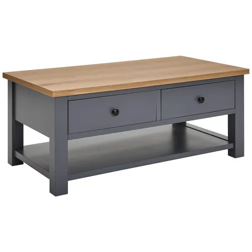 MID.YOU KONFERENČNÝ STOLÍK, prírodná farba, tmavosivá, drevo, kompozitné drevo, 110/45/60 cm