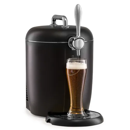 Klarstein Passau Bierzapfanlage 6 l Universalfässer Druckluftpumpe 3 - 12 °C 65 W
