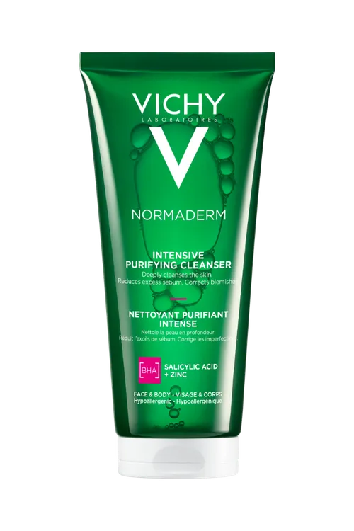VICHY Normaderm Phytosolution Intenzívny čistiaci gél pre pleť so sklonom k akné 200 ml