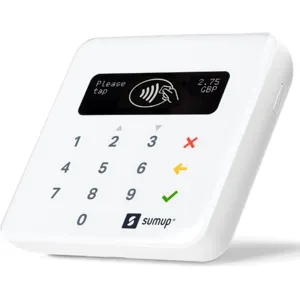 SumUp Air Un terminal sans-fil ergonomique et ultra puissant pour encaisser rapidement vos paiements.