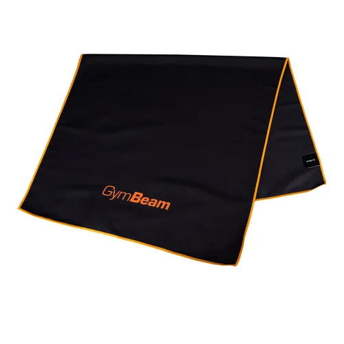 GymBeam Sportovní rychleschnoucí ručník Black/Orange