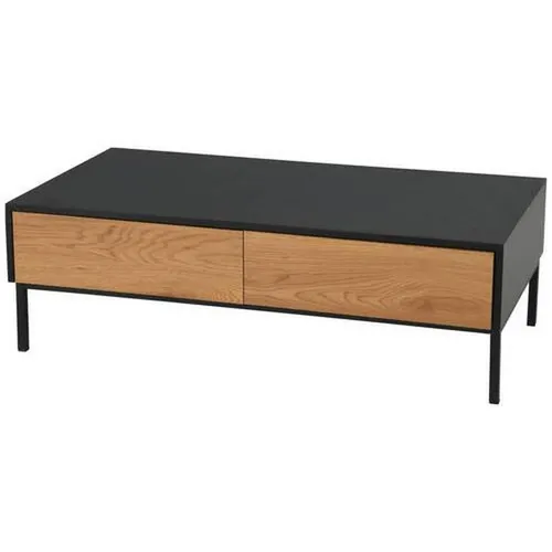 MID.YOU KONFERENČNÝ STOLÍK, čierna, farba duba, kov, kompozitné drevo, 110/35/60 cm