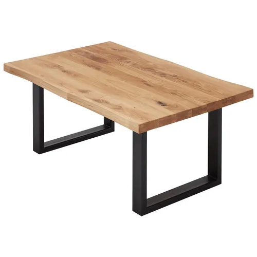 Linea Natura KONFERENČNÝ STOLÍK, čierna, farba duba, drevo, kov, 110/70/45 cm