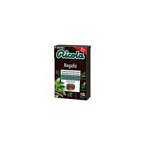 ricola caramelos sin azucar regaliz 50 g