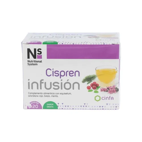 cispren infusion sabor menta 20 sobres ns nutritional system