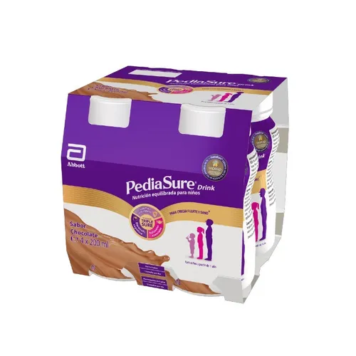 pediasure drink chocolate 4 x 200 ml