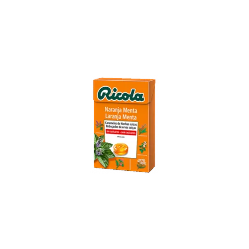 ricola caramelos sin azucar naranja 50 g