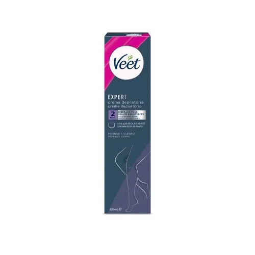 Veet Expert Crema Depilatoria para Piernas y Cuerpo 200 ml