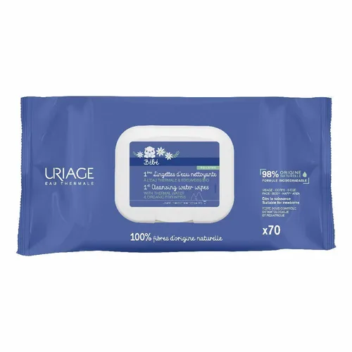 Uriage Bebe Salviettine Detergenti All'Acqua 70 Pezzi