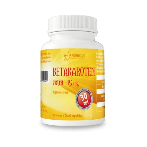 Betakaroten EXTRA 15mg tbl.30