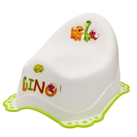 MALTEX Nočník s protišmykom DINO - biela