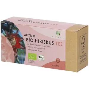 Weltecke Bio Hibiskustee Filterbeutel 25 St 25 St Filterbeutel