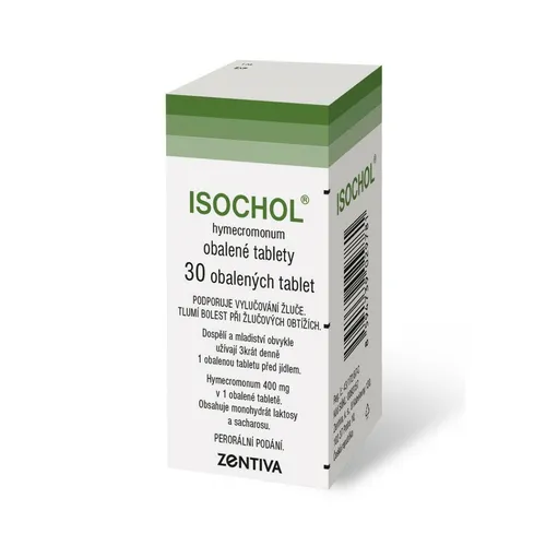 ISOCHOL 400 mg 30 obalených tablet