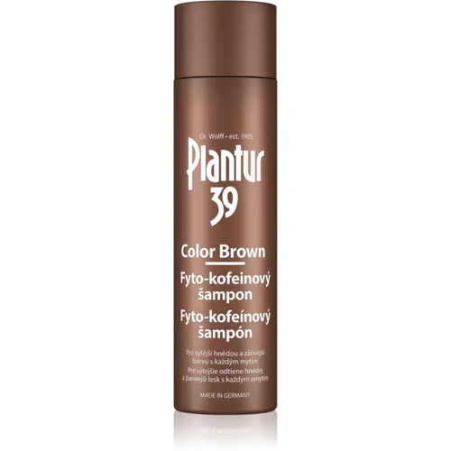Plantur 39 Color Brown kofeinový šampon pro hnědé odstíny vlasů 250 ml